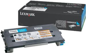 Oryginalny Toner Lexmark C500 CYAN niebieski toner do drukarki C500n/X500n/X502/X502n oem C500H2CG - 2823907743