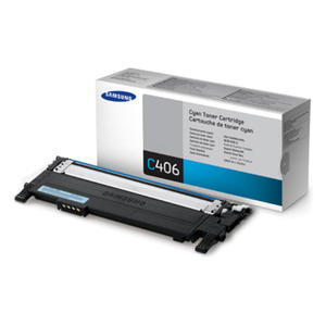 Oryginalny Toner Samsung CLT-C406S CYAN do drukarki CLP-360/CLP-365 CLX-3300/CLX-3305 oem CLTC406S