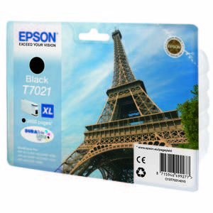 Oryginalny Epson T7021 XL BLACK tusz do drukarki Epson WorkForce Pro WP4000/4500/4525 series OEM C13T70214010 - 2823907891