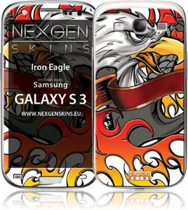 Nexgen Skins - Zestaw skrek na obudow z efektem 3D Samsung GALAXY S III (Iron Eagle 3D) - 2825558220