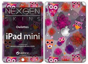 Nexgen Skins - Zestaw skórek na obudow z efektem 3D iPad mini (Owlettes 3D)