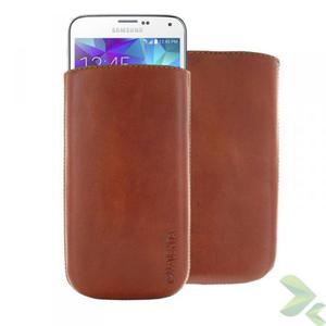 Valenta Pocket Classic - Skrzane etui wsuwka Samsung Galaxy S5, Sony Xperia Z i inne (brzowy) - 2825562096