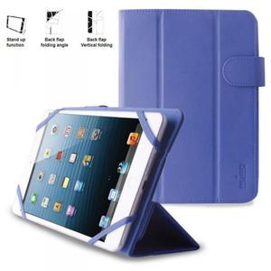 PURO Universal Booklet Easy - Etui tablet 8'' w/Folding back + stand up + Magnetic Closure (granatowy) - 2856701179