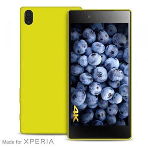 PURO Ultra Slim "0.3" Cover MFX - Zestaw etui + folia na ekran Sony Xperia Z5 Premium (limonkowy) - 2825566382