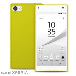 PURO Ultra Slim "0.3" Cover MFX - Zestaw etui + folia na ekran Sony Xperia Z5 Compact (limonkowy) - 2825566383