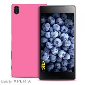 PURO Ultra Slim "0.3" Cover MFX - Zestaw etui + folia na ekran Sony Xperia Z5 Premium (rowy) - 2825566386