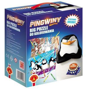 Puzzle Big 1 - Pingwiny z Madagaskaru - 2836080133