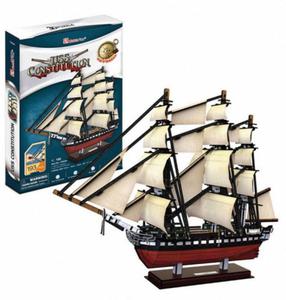 PUZZLE 3D aglowiec USS Constitution - 2852465548