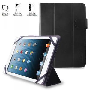 PURO Universal Booklet Easy - Etui tablet 8'' w/Folding back + stand up + Magnetic Closure (czarny) - 2856701199