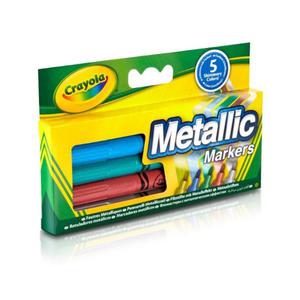 CRAYOLA Markery metalicz ne 5 szt. - 2856701201