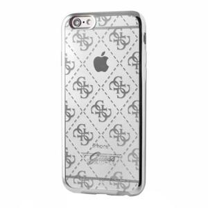 Guess 4G Transparent - Etui iPhone 6s / iPhone 6 (przezroczysty/srebrny) - 2858319644