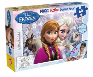 Puzzle Frozen maxi 60 el. dwustronne - 2857503626