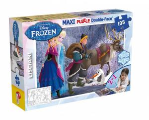 LISCIANIGIOCHI Puzzle Fr ozen maxi 108 eldwustron - 2856220735