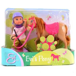 EVI Pony Lalka z Koniem, jasny brz - 2856451450