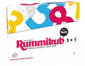 Gra Rummikub 3w1 - 2837278219