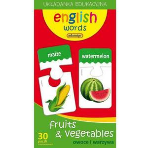 Zestaw Edukacyjny Owoce i Warzywa angielski