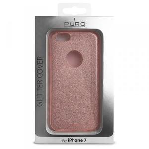 PURO Glitter Shine Cover - Etui iPhone 8 / 7 (Rose Gold) - 2850662264