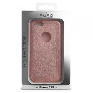 PURO Glitter Shine Cover - Etui iPhone 8 Plus / 7 Plus (Rose Gold) - 2858319684