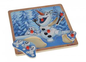 Frozen Puzzle z uchwytami Olaf - 2840763990