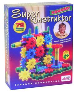 KLOCKI SUPER KONSTRUKTOR 72 elementy - 2858148243