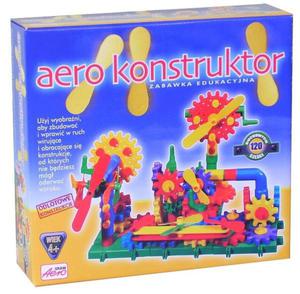 KLOCKI AERO KONSTRUKTOR 120 ELEMENTW - 2858148244