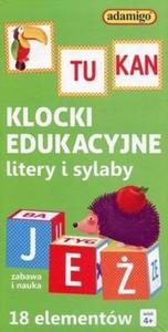 Klocki edukacyjne 18 elementw, zielone - 2841638542