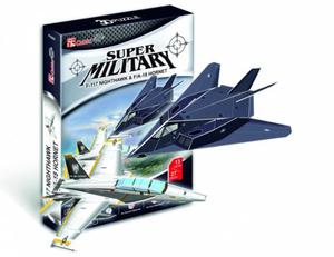 PUZZLE 3D F-117 Nighthawk FA-18 Hornet - 2847809293