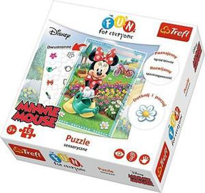 Fun For Everyone 15 Elementw Minnie - puzzle sensoryczne - 2852465819