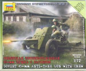 Soviet 45 mm Anti -Tank Gun - 2858319859