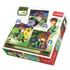 Puzzle Trefl Ben 10 3w1 20, 36 I 50 Elementw - 2847811333