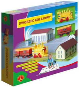 Plansza Do Skadania Puzzle Dworzec Kolejowy Alexander - 2847811980