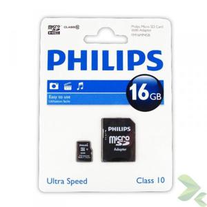 Philips Karta Pamici Micro SDHC 16GB Class 10 + Adapter - 2857920500