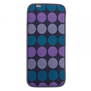 BUILT Reversible Bar Drying Mat - Mata pod mokre naczynia 20,3 x 45,7 cm (Plum Dot) - 2847813167