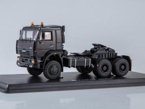 KAMAZ-65225 6x6 Tractor Truck (black) - 2848910322