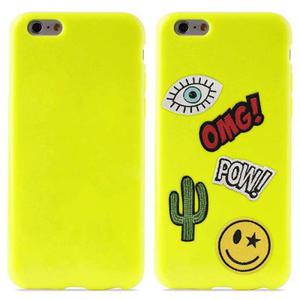 PURO Patch Mania - Etui iPhone 6s / iPhone 6 w zestawie 5 naklejek (ty) - 2853255987