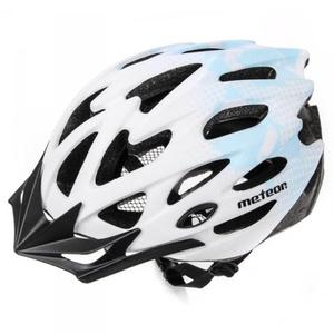 KASK ROWEROWY METEOR MV29 biay/niebieski - 2849814235