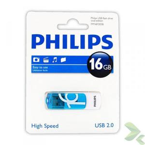 Philips Pendrive USB 2.0 16GB - Vivid Edition (niebieski) - 2857920564