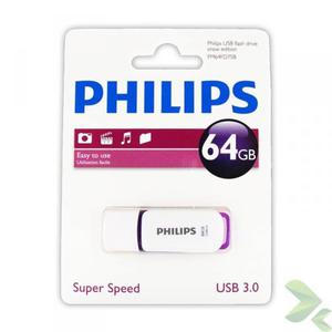 Philips Pendrive USB 3.0 64GB - Snow Edition (fioletowy) - 2857370764