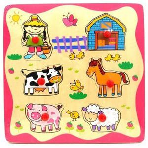 Drewniane Puzzle Farma - 2858613706