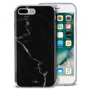 PURO Marble Cover - Etui iPhone 8 Plus / 7 Plus / 6s Plus / 6 Plus (Marquina Black) - 2850957618