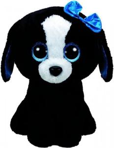 TY Beanie Boos Tracey - Biao/czarny pies, 42 cm - 2858320141