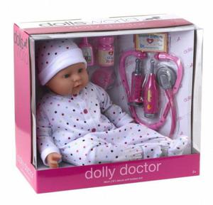 Lalka bobas 46 cm Dolly Doctor - 2856221093