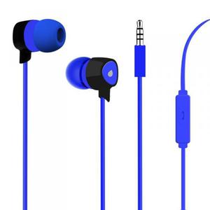 PURO Prisma Earphones - Suchawki z paskim kablem z mikrofonem i pilotem (niebieski) - 2854132860