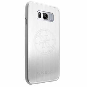Guess Korry Aluminium Plate - Etui aluminiowe Samsung Galaxy S8 (srebrny) - 2852730362