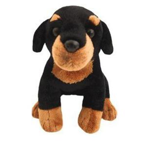 Pluszowy Doberman siedzcy 20 cm - 2856452265