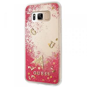 Guess Liquid Glitter - Etui Samsung Galaxy S8 (malinowy) - 2858320247