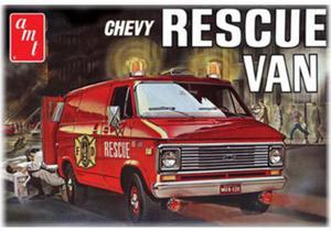 Model Plastikowy Do Sklejania AMT - 1975 Chevy Rescue Van (Biay) - 2855511520