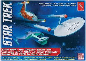 Model Plastikowy Do Sklejania AMT (USA) - Star Trek Cadet Series TOS Era Ship (3 w 1) - 2855511575