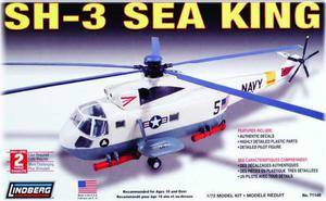 Model Plastikowy Do Sklejania Lindberg (USA) - migowiec Helikopter SH-3 Sea King - 2855511582