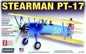 Model Plastikowy Do Sklejania Lindberg (USA) Samolot Stearman PT-17 - 2855511597